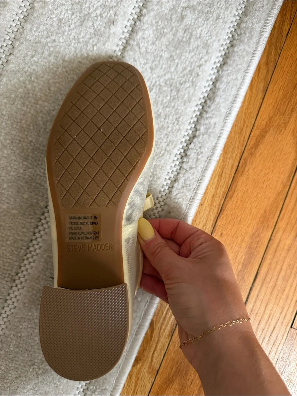Steve Madden Pale Yellow Mary Janes